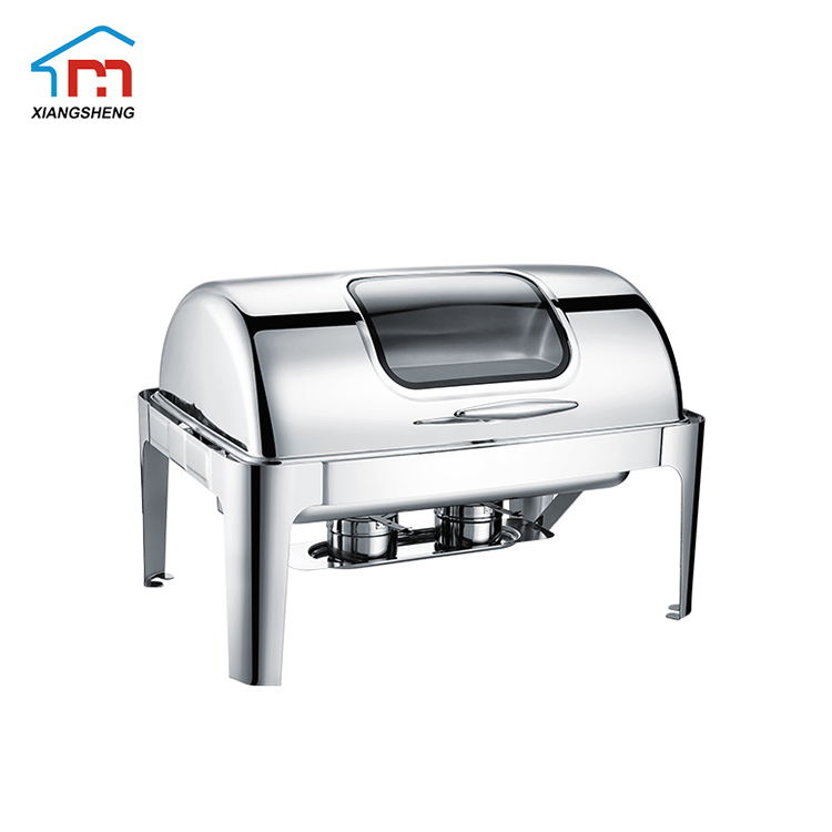 Xiangsheng Roll Top Stainless Steel Chafer Dish Restaurant Catering Set for Sale