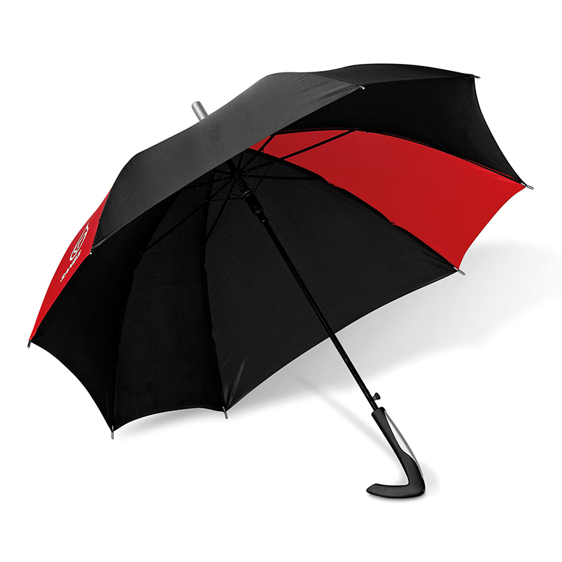 Advertise Brand Logo Rain Square Umbrella with Special Handle