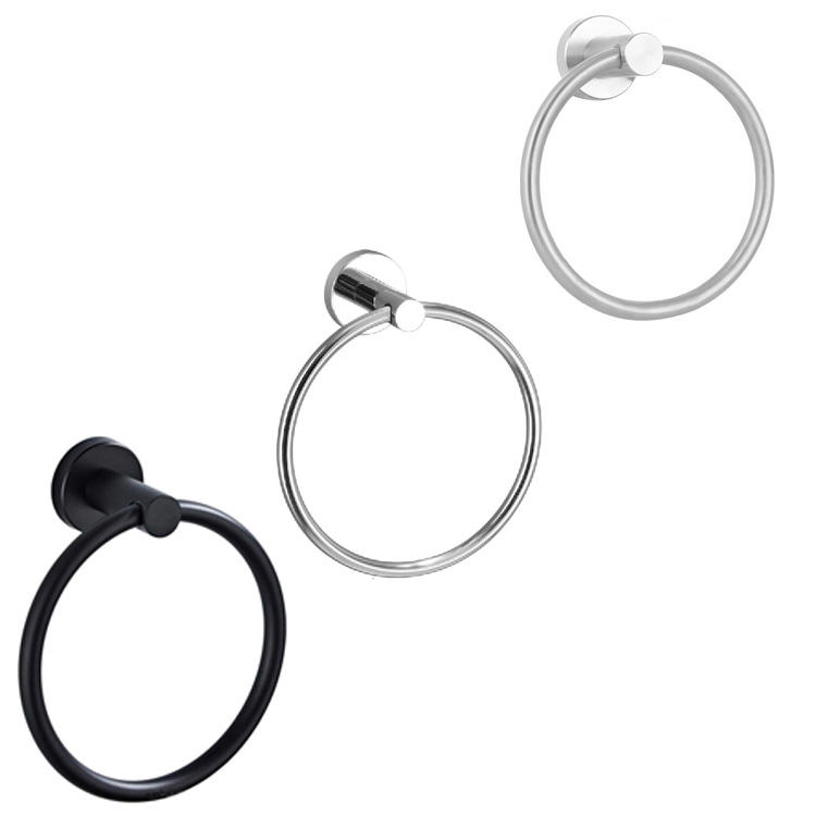 Настенное кольцо для полотенец из нержавеющей стали 304