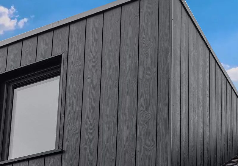 Outdoor WPC Wall Panel 219h26 2.9meters External Facades Wood Plastic WPC Cladding