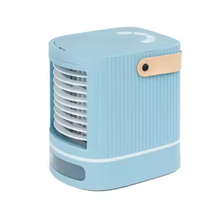 Mini Portable Handheld Desk AC - Rechargeable, Cooler & Humidifier with Bed Fan