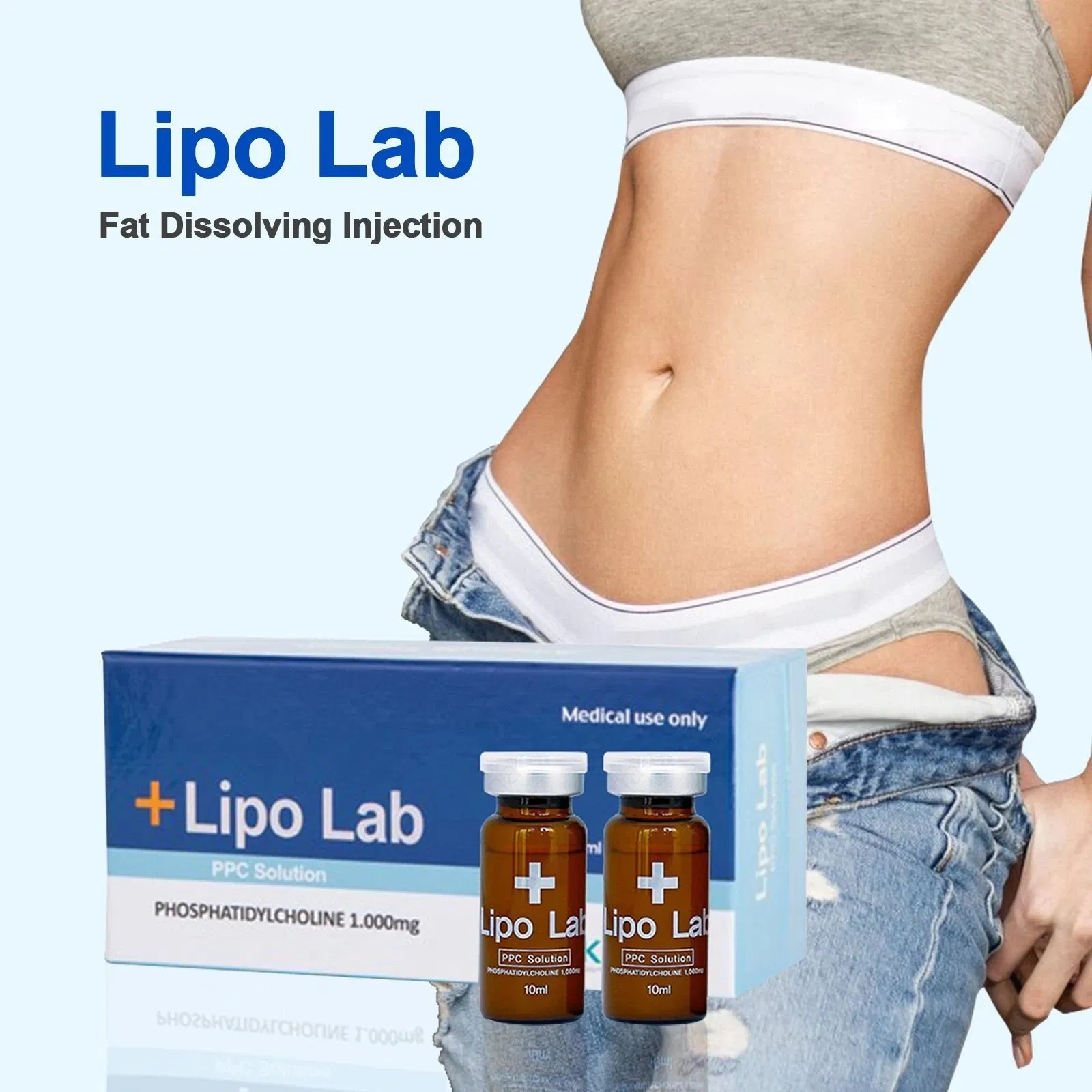 Phosphatidylcholine Lipolytic Enzymes Lipolytic Mesotherapy Solution 10vails*10ml Ppc Body Slimming /Lipolytic Solution for Weight Losskybella Aqualyx