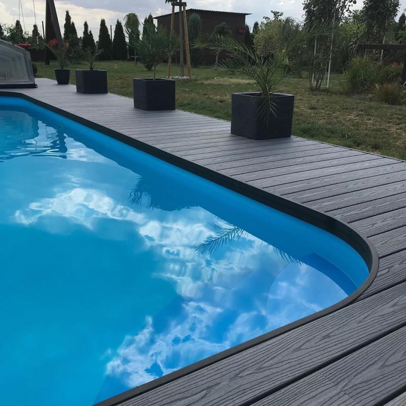 Водостойкая террасная доска WPC для бассейнов и сада
