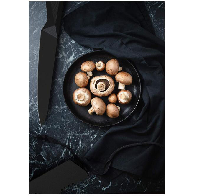 Shadow Black Series - Black Titanium Nitride Coated German Hc Steel - Sheath (5.5" Utility)