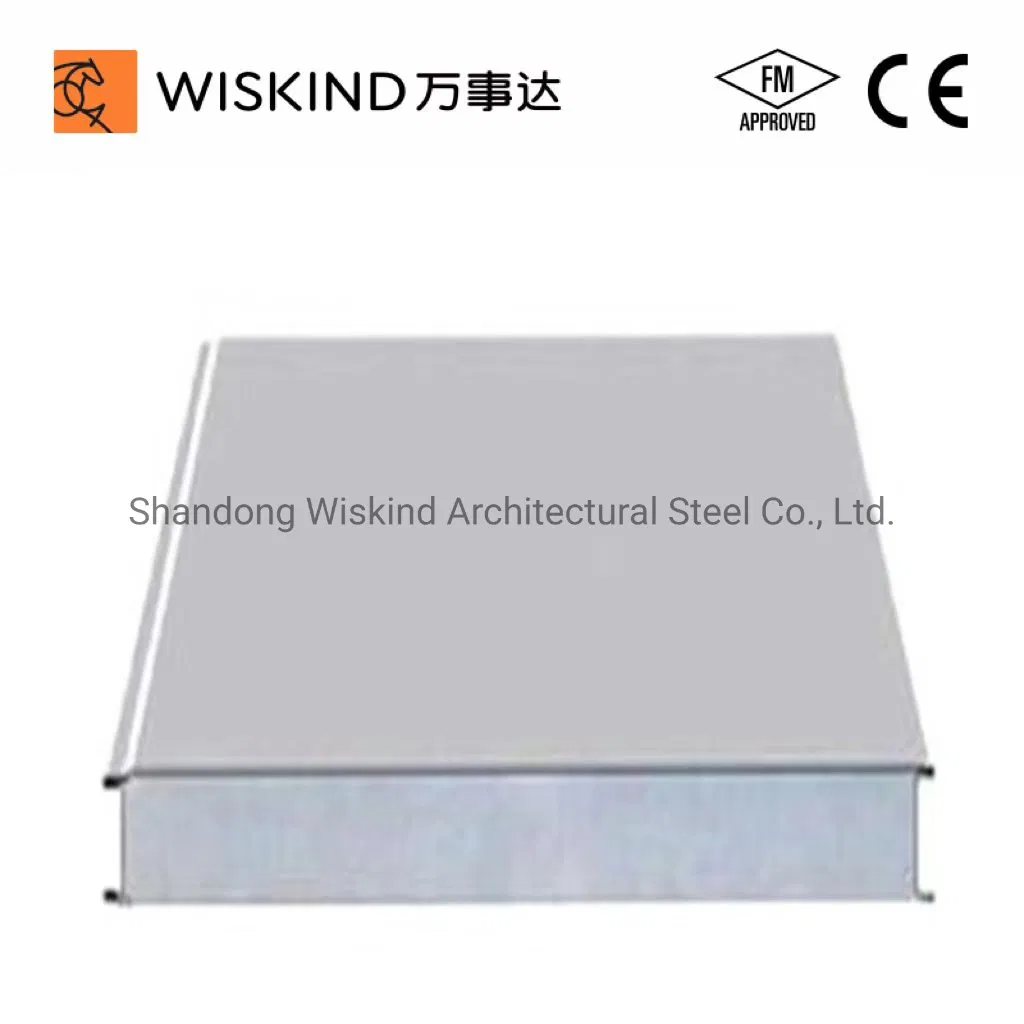 Light Weight Prefab Fire-Proof Rock Wool/EPS/PU Sandwich Wall Roof Panel for External Wall