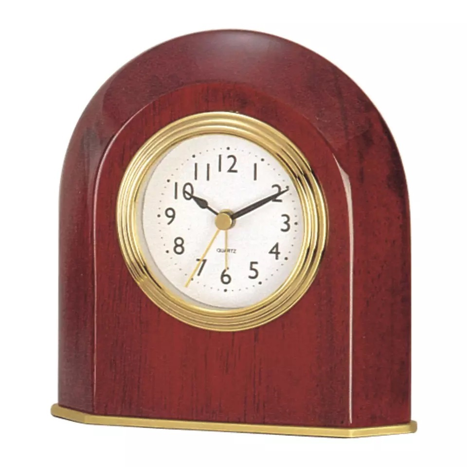 High Gloss Finish Wooden Table Gift Clock