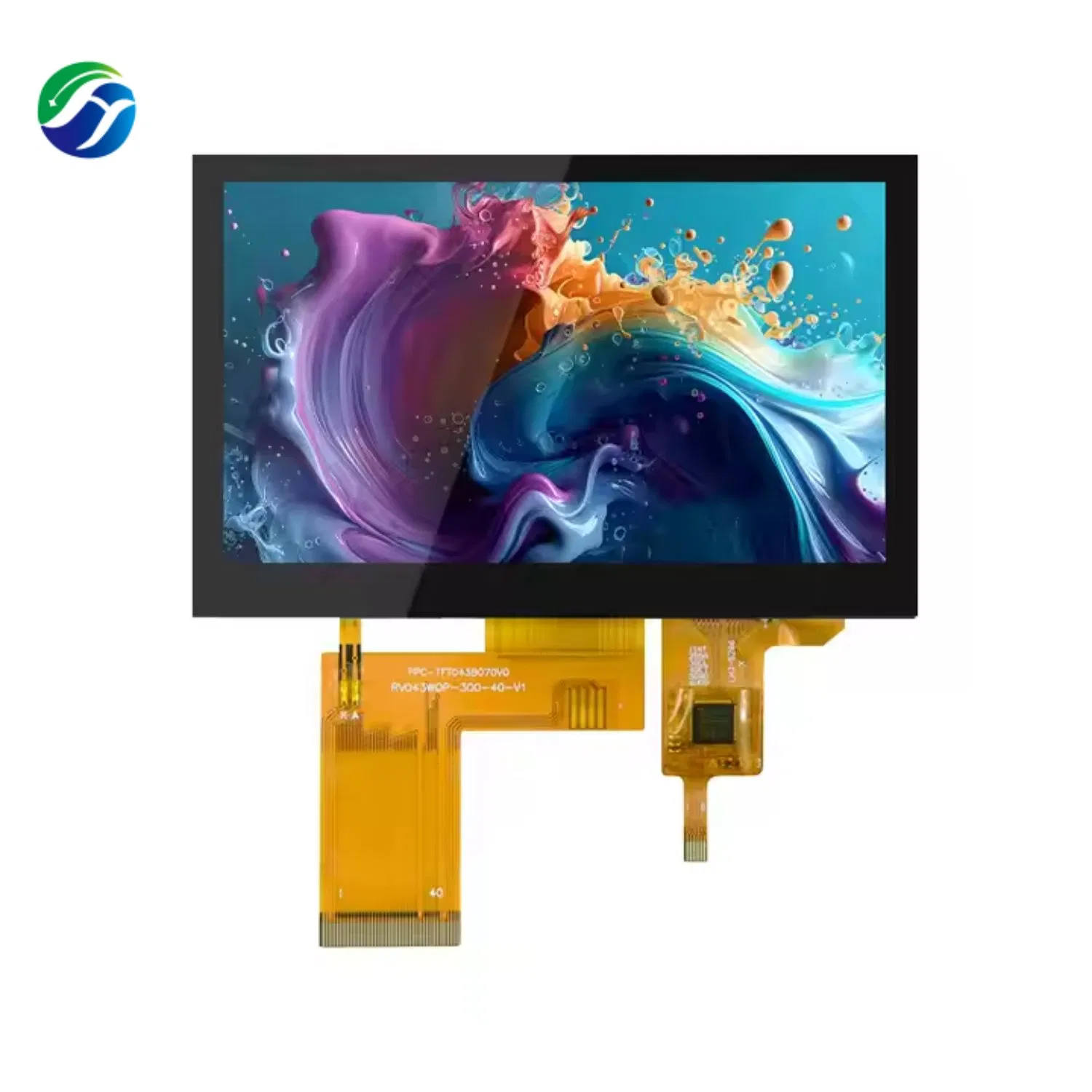 4.3 " TFT Display 480*272 RGB Interface 40pin 500nits High Brightness Backlight TFT LCD Module with Rtp