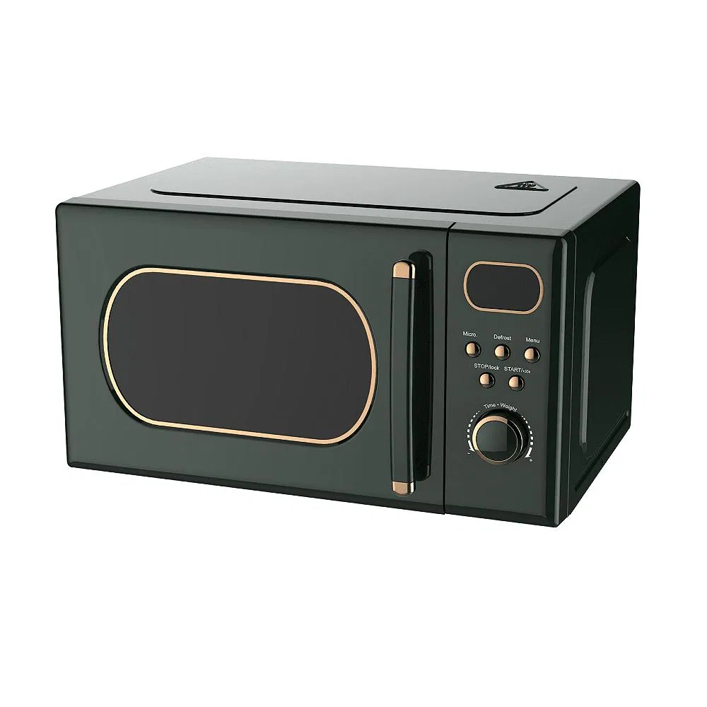 20L Retro Microwave Oven Portable Microwave Classical Table Microwave