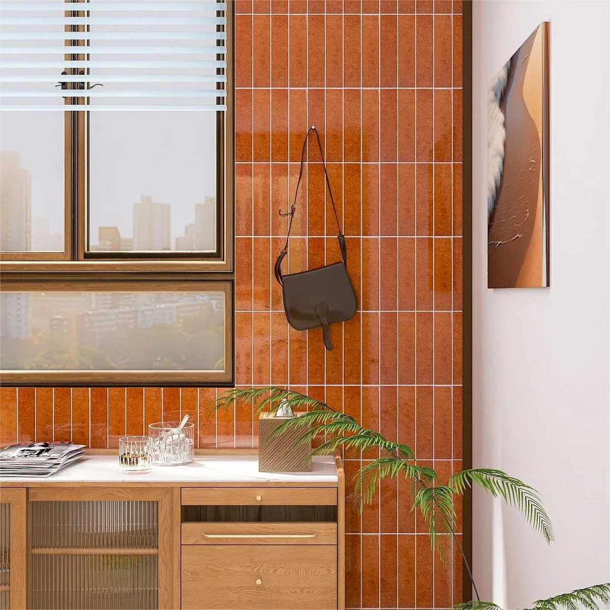 Hot Sale 60X246mm Porcelain Tiles Wall and Floor Tile for Interior Design