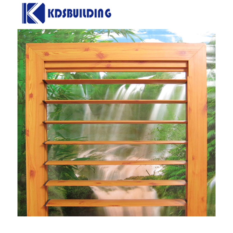 Split Type Air Conditioner Cover Window Water Aluminum Fix Shutter Louver