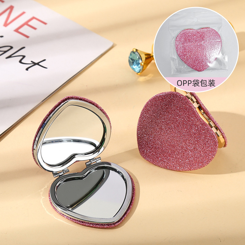 OEM&ODM Folding Handheld Lady Makeup Mirror Custom Pocket Compact Mirror