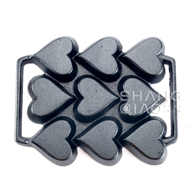 Сковорода для панкейков в форме сердца с 9 ячейками