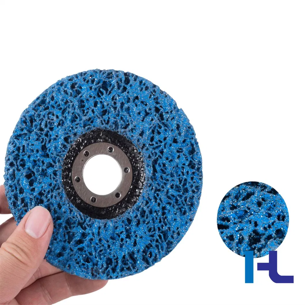 100mm 115mm 125mm 150mm 5inch 6inch Purple Blue Black Clean Strip Disc (CNS) Grinding It Disc for Welding, Painting, Polishing Rust Car's Body