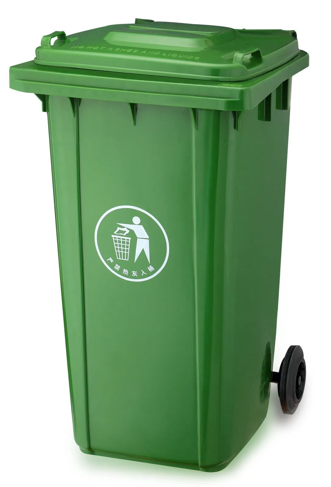 Wholesale 2 Wheels Dustbin Outdoor Plastic Dustbin with Foot Pedal