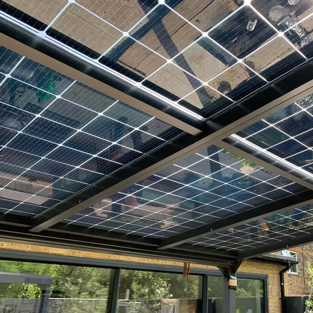 Factory Price Technique BIPV Transparent Glass Solar Panel Facade for Building