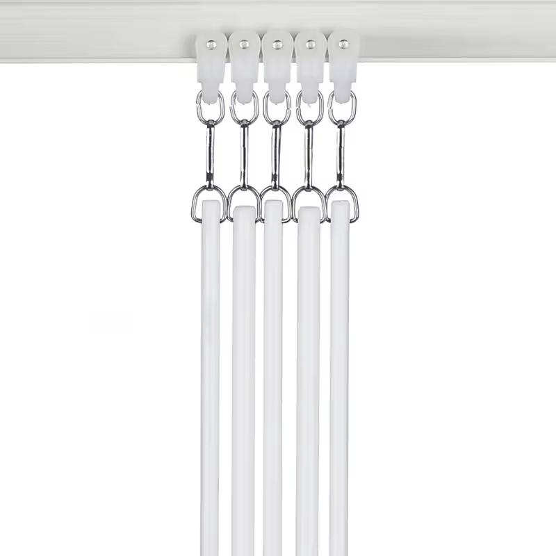 Acrylic Curtain Stick White Curtain Wand