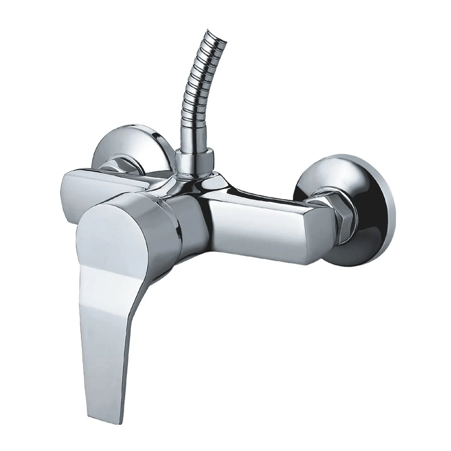 Azeta Chrome Single Handle Brass Bathroom Bath Shower Wall Bathtub Faucet with Diverter