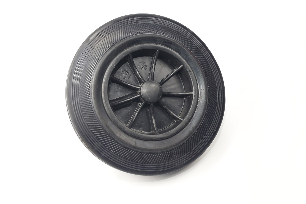 Большой уличный пластиковый мусорный бак 1100 л с колесами