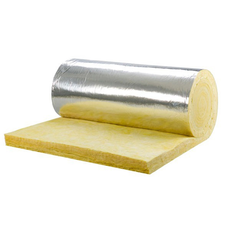 Aluminum Foil Faced Fiberglass Insulation Glass Wool Vacuum Packaging