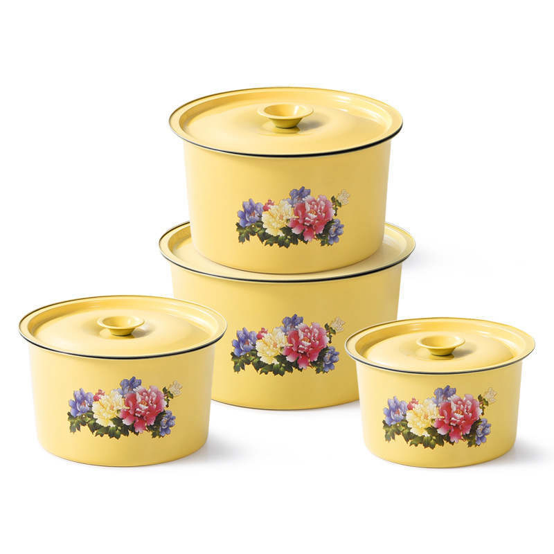 Dessert Strawberry Cake Pots Decorative Accessories Fun Vintage Old Fashioned Nostalgia