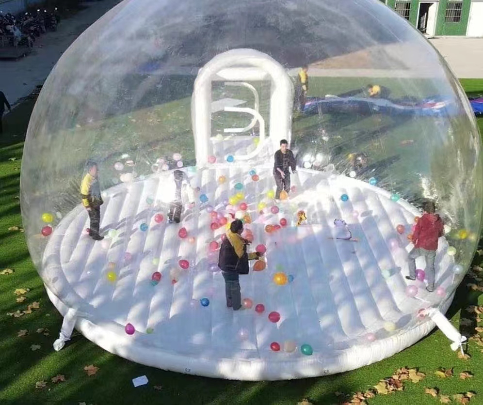 Transparent Inflatable Bubble Tent Bubble House with Trampoline for Party