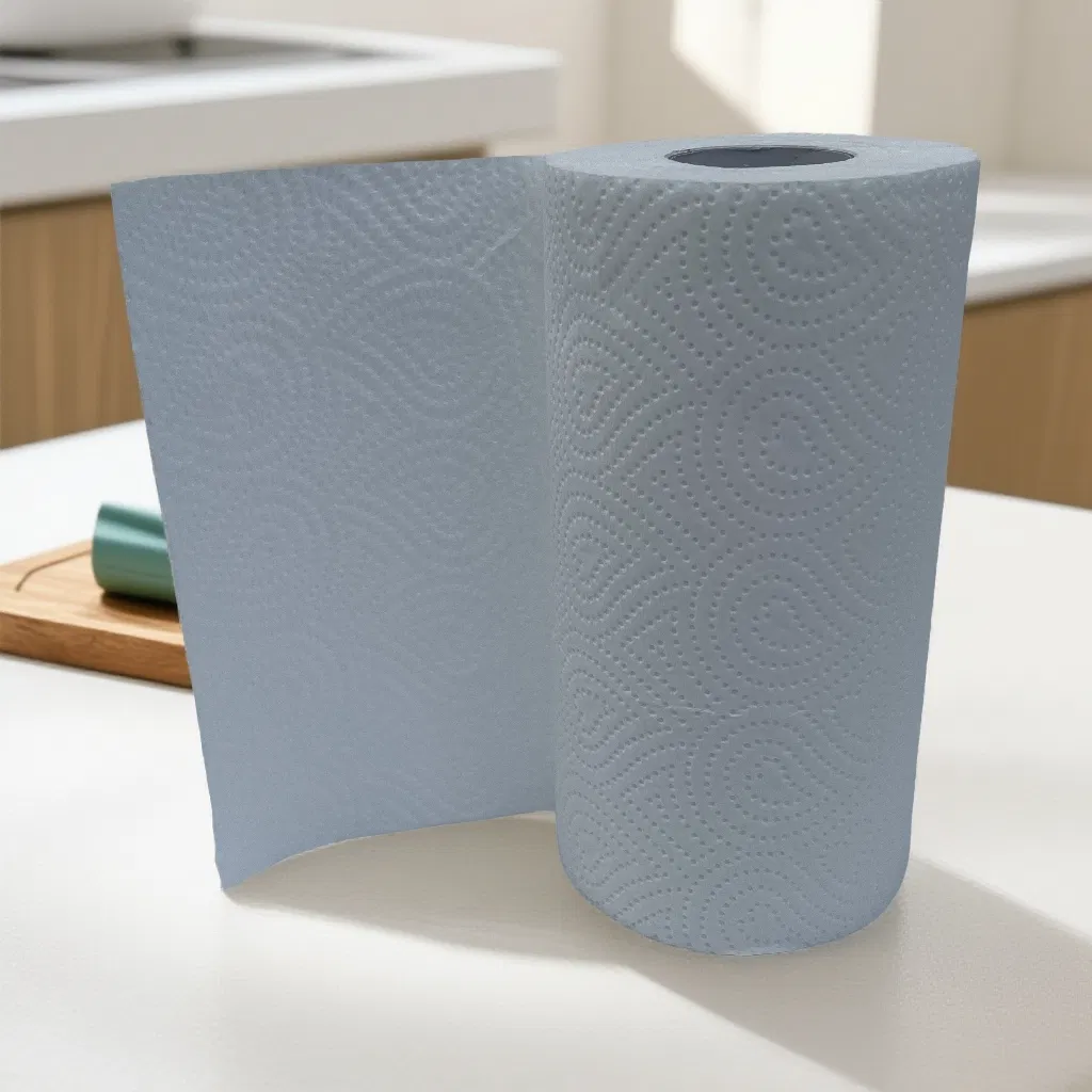 Premium Eco-Friendly Kitchen Tissue Paper Roll Virgin Wood Pulp Kitchen Towel Paper