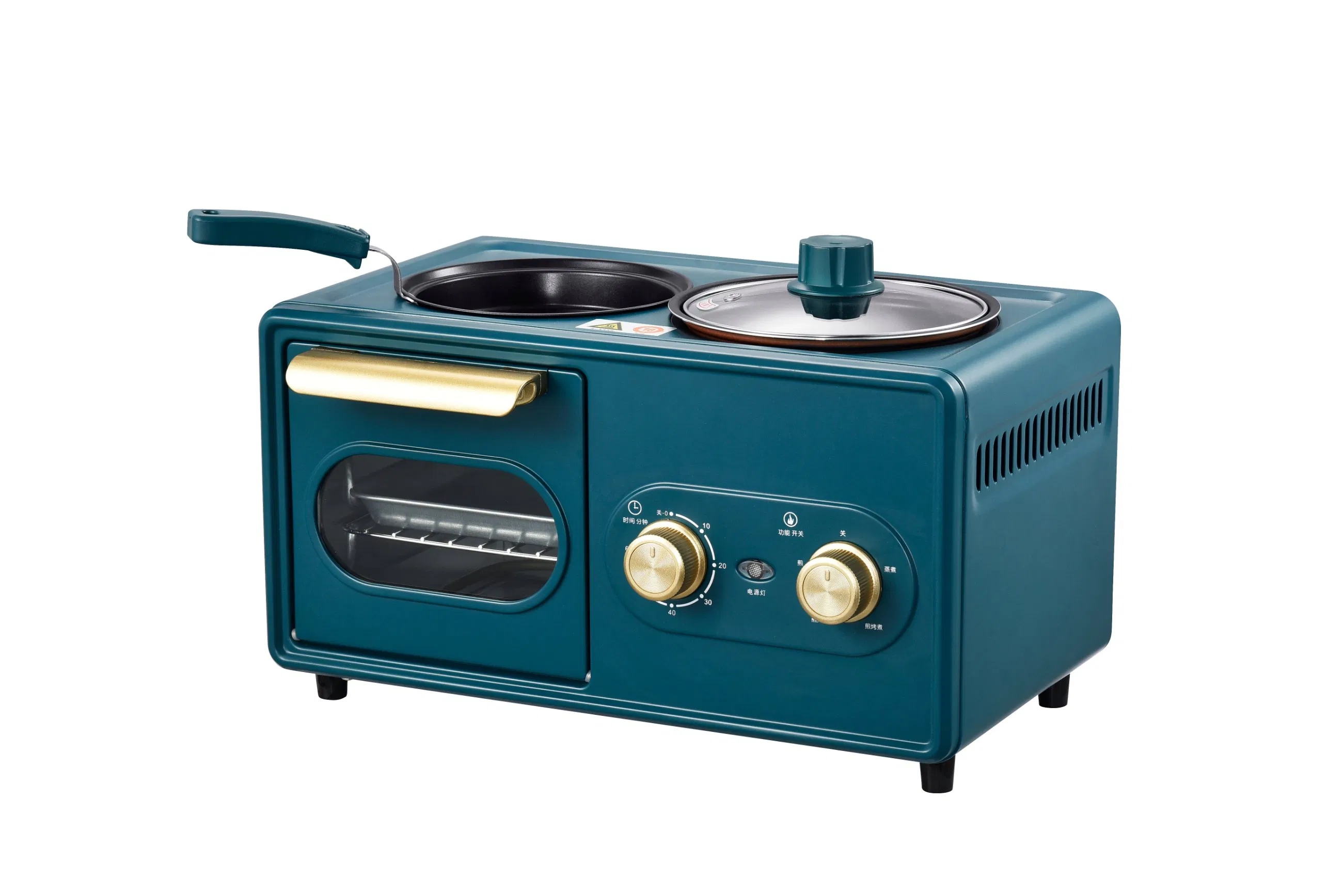 Home Appliances Electric Toaster Oven 3 in 1 Breakfast Machine Bread Baking Maker