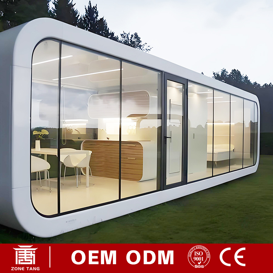 Durable Customize Color Pre Built Homes Container Capsule House