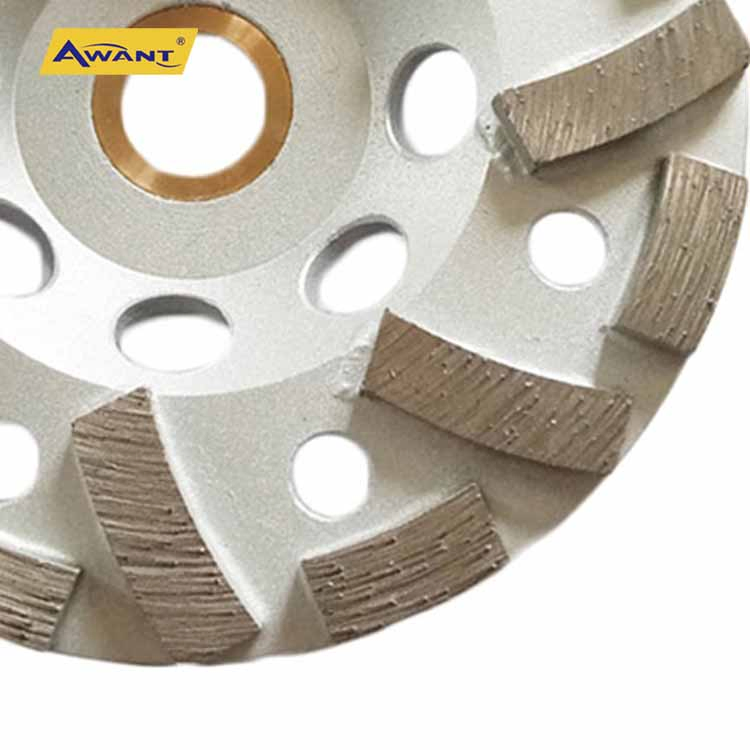 5 Inch 125mm White E Type Favorable Hand Grinder Diamond Cup Wheel