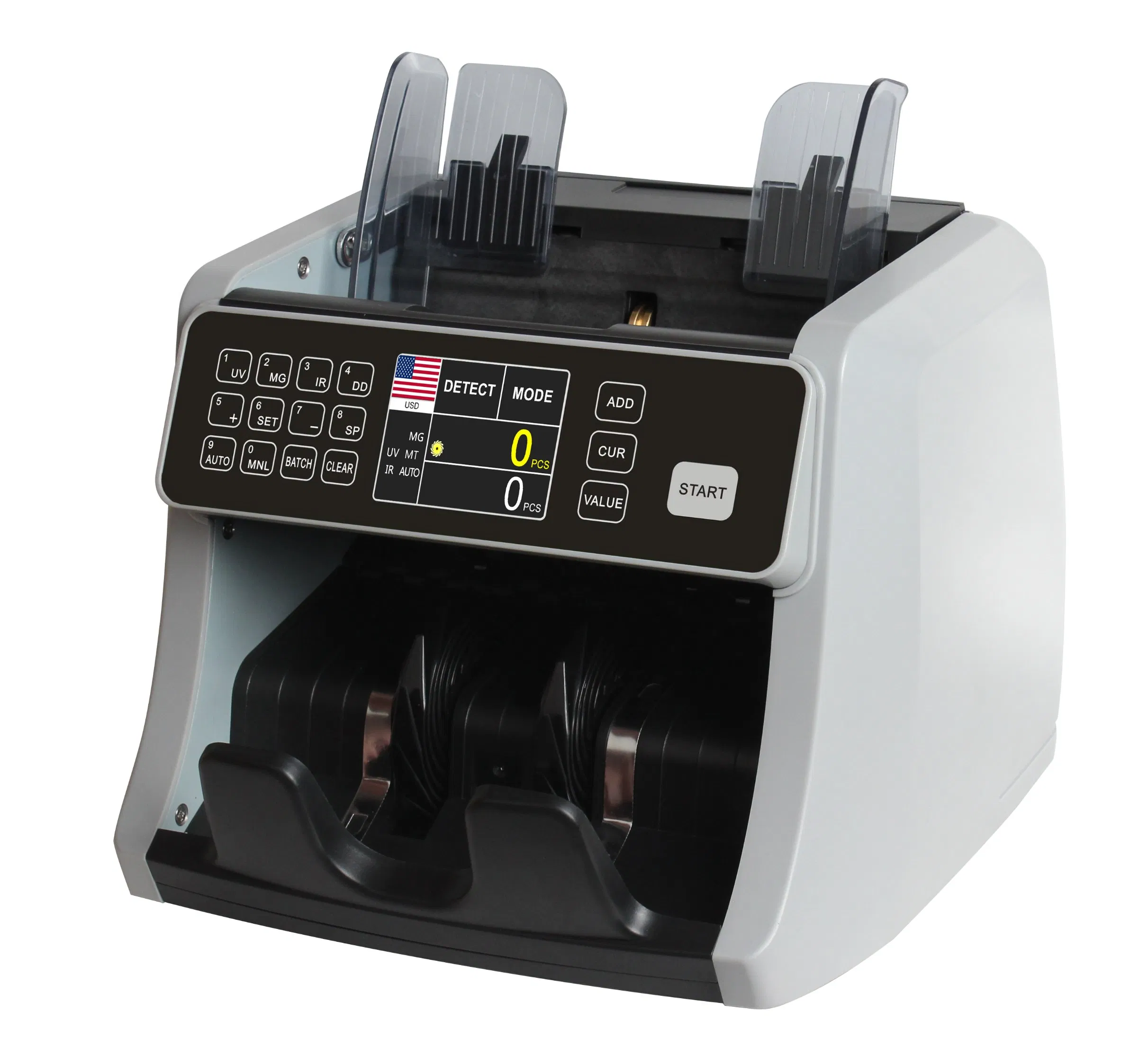 Al-160t Bill Counter Machine Currency Counter TFT Display
