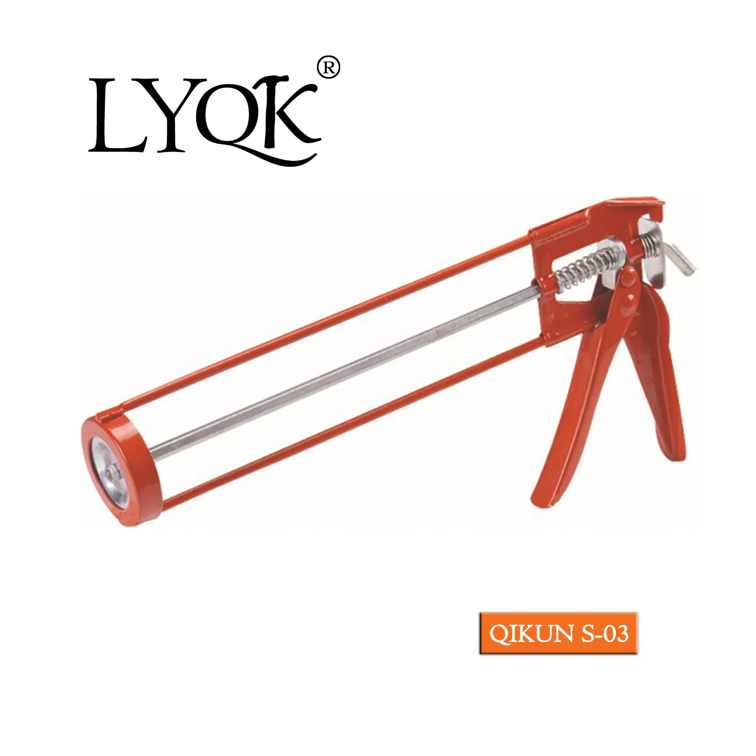 S-02 Double Cartridges Skeleton Caulking Gun