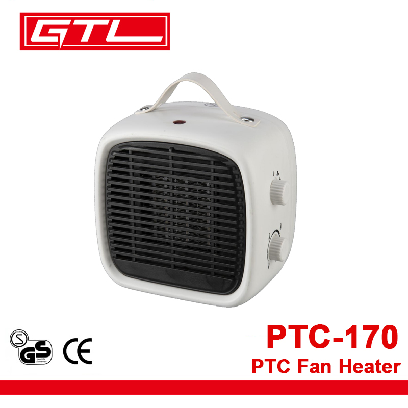Desktop Thermostat PTC Fan Heater with 2 Heat Settings and Overheat Protection (PTC-170)