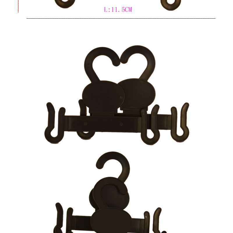 Black Plastic Shoes Hanger for Display