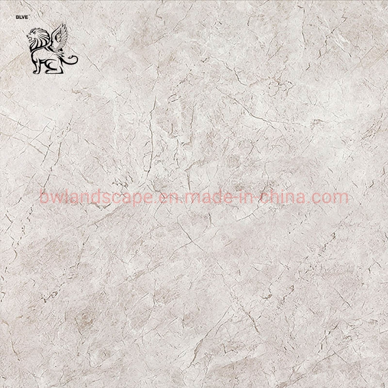 Blve Home Decoration Natural Stone Slab 800*800mm Snow Mountain White Marble Floor Tile