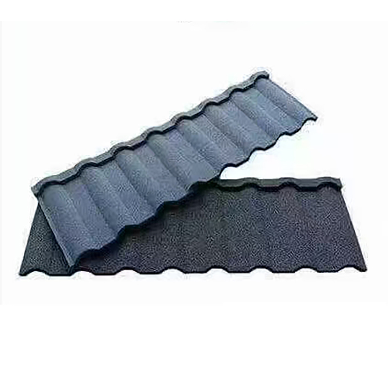 Long Lasting Stone Coated Steel Roofing Tile Wind Resistant Building Material
