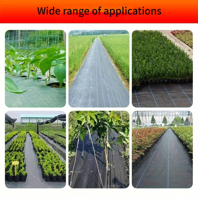 Durable Customized UV Black PP Woven Geo Textile Weed Mat