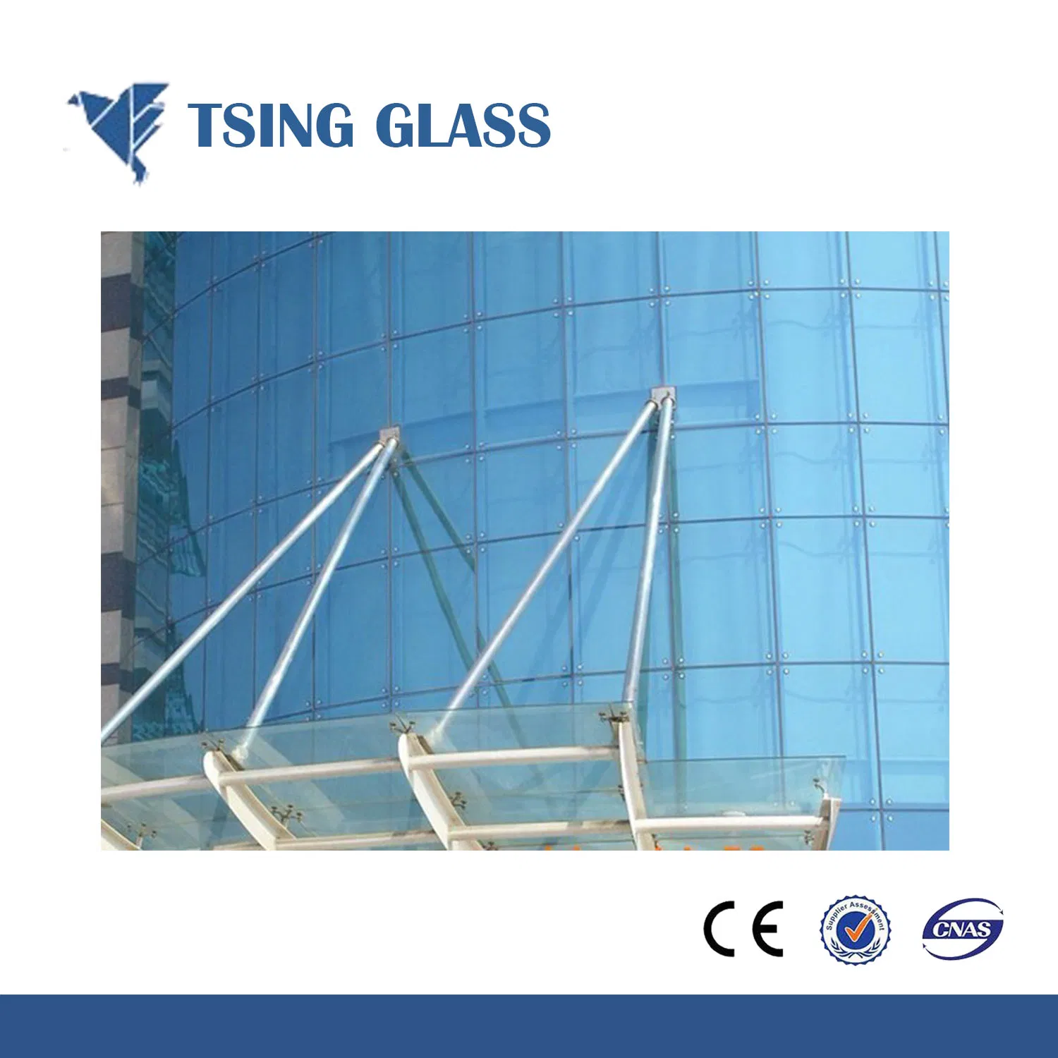 Solar Control Glass, Colored Online Solar Control Reflective Coating Glass
