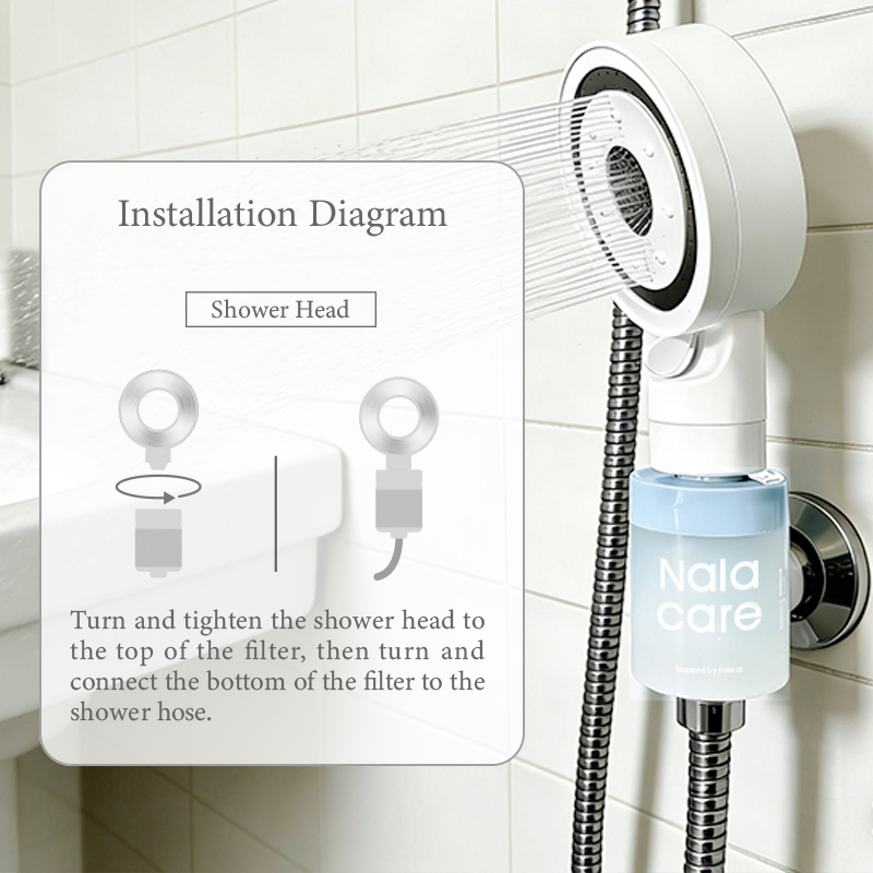 Shower Hard Water Purification Flavor Filter Showerhead Activated Carbon Water Purifier Chlorine Removal Reduce Dry Itchy Skin G