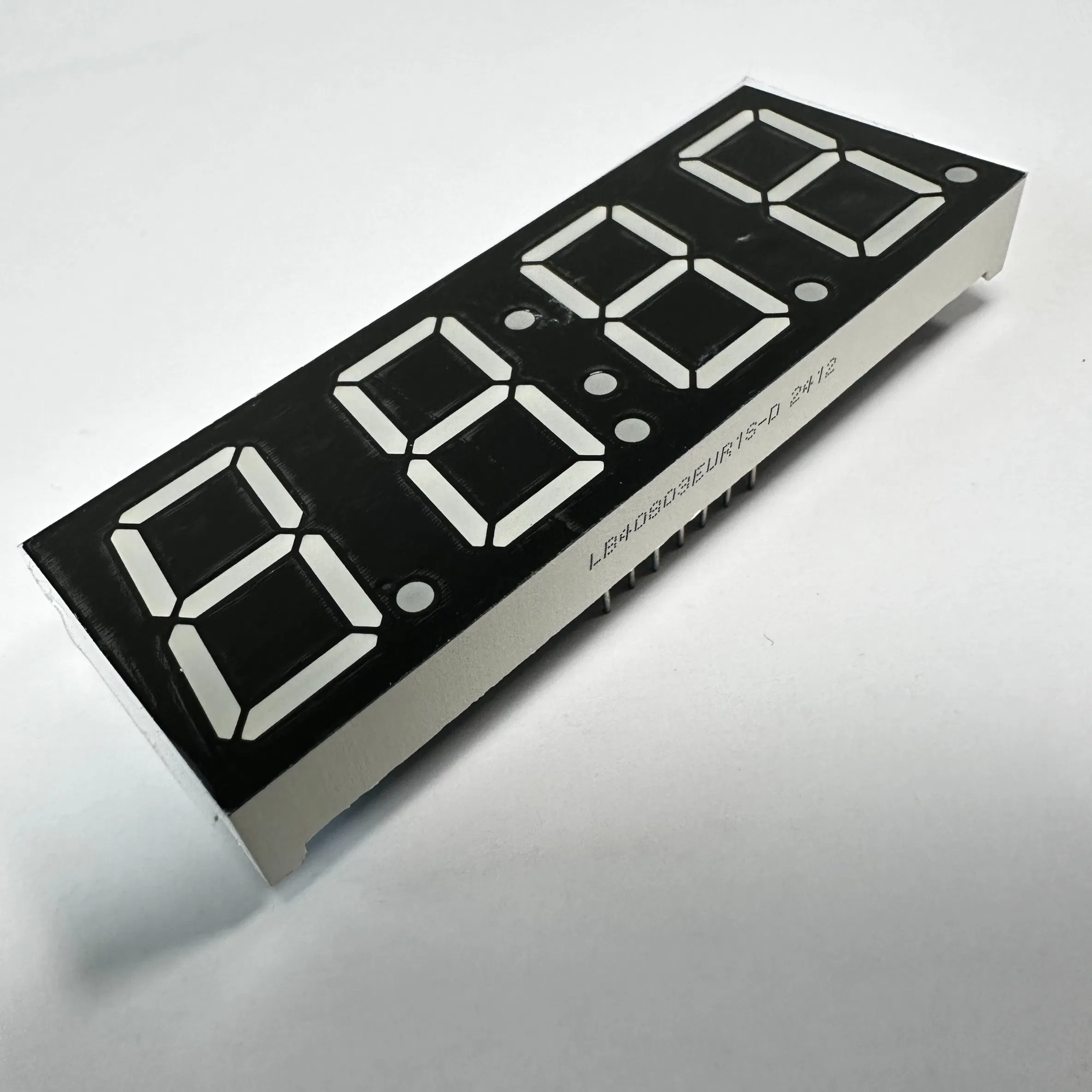 High-Visibility Ultra Red 4-Digit LED Clock Display Unit
