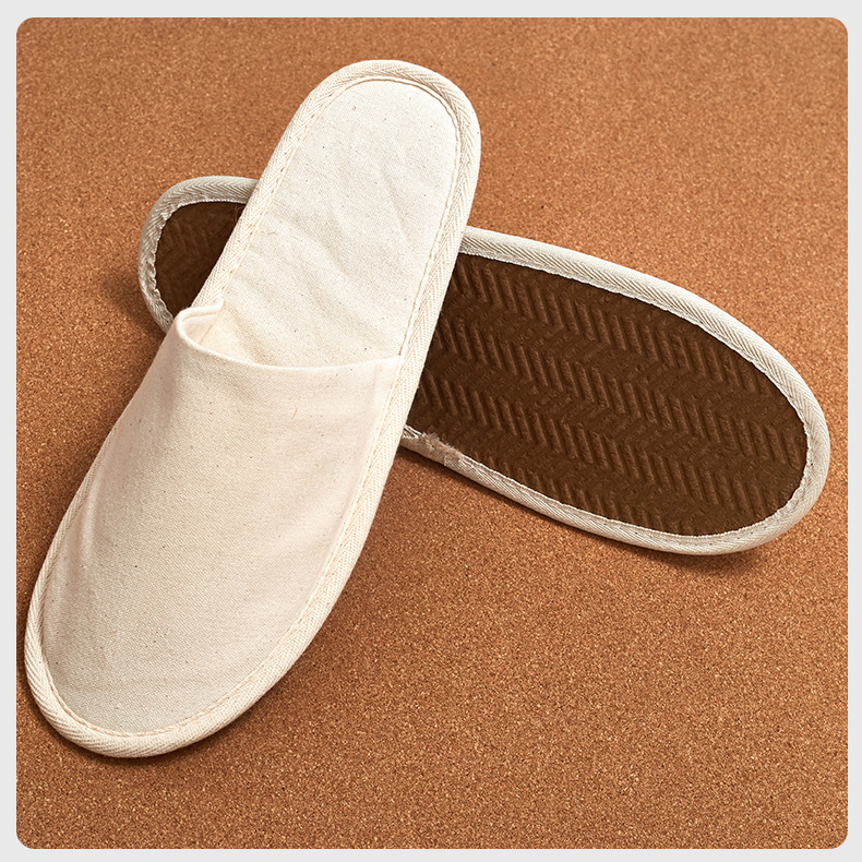 Eco-Friendly Disposable Cotton Slippers for Hotels and Spas