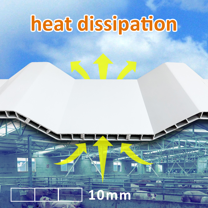 Goeate New PVC Hollow Roof Tile