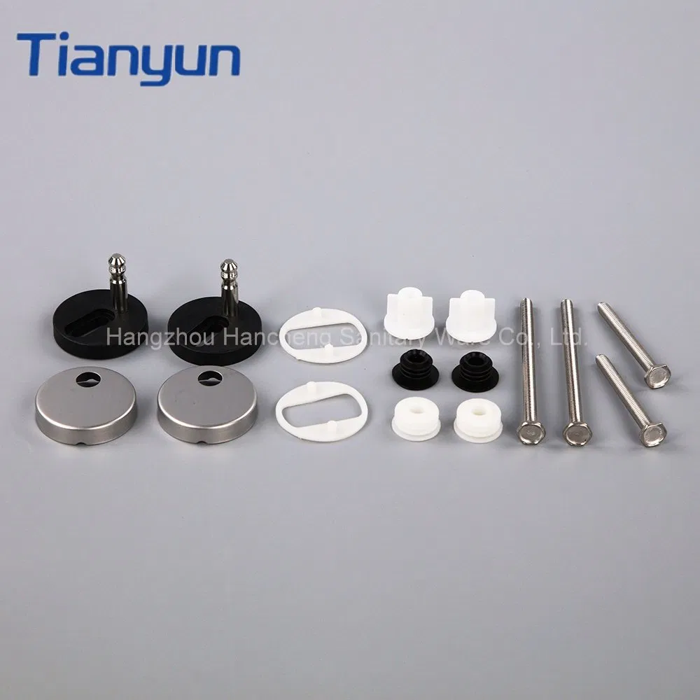 Adjustable Normal Stainless Steel Hinge 45mm Toilet Top Fixing for Soft Close Toilet Seat