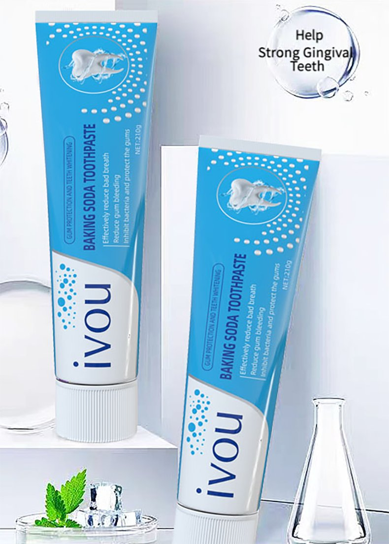 Hot-Selling Sodium Bicarbonate Toothpaste Floral Fragrance Refresh Mouth Custom Logo Cheap Anti-Caries Teeth Whitening Fresh Breath Fluoride Mint Toothpaste