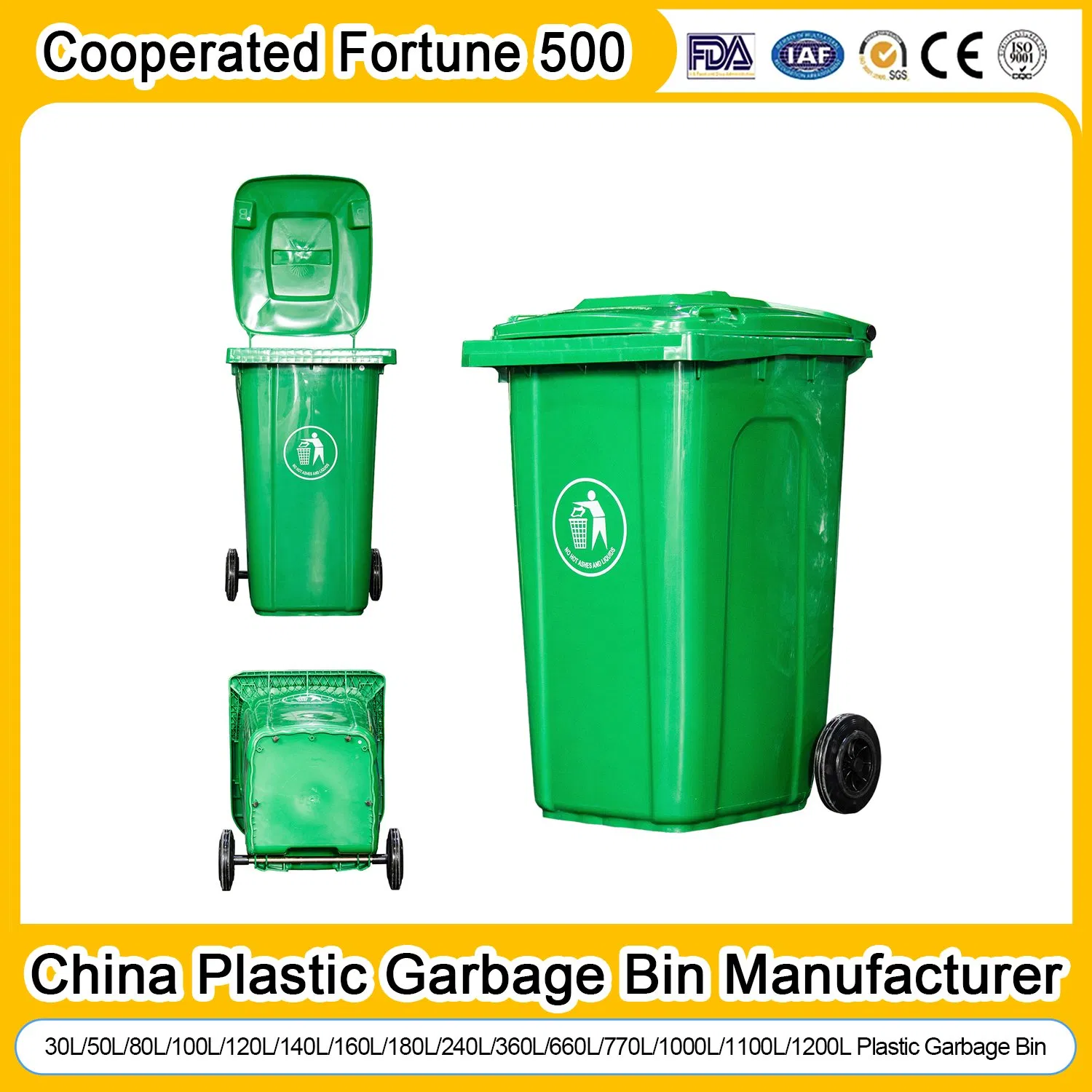 Outdoor Small Cheap Factory Price Mini Concise Style Trash Can Clear Handy Garbage Bin with Lid