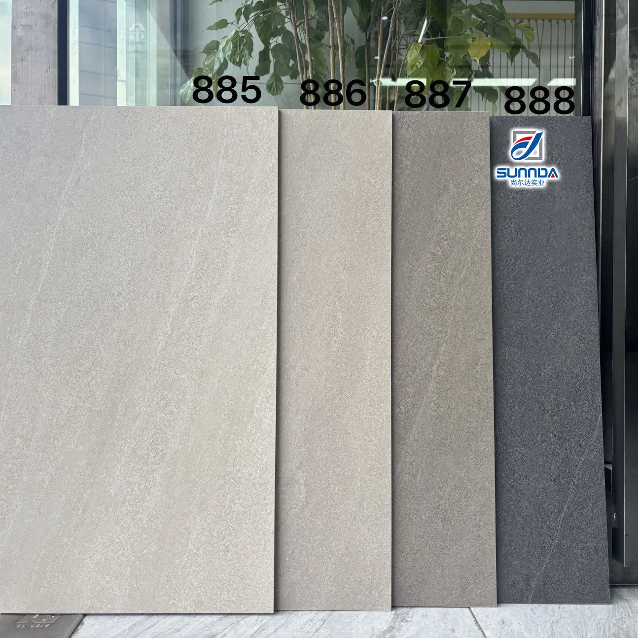 Foshan Quality 600X600 600X1200 Matte Rough Anti Slippery Surface Cement Grey Marble Terrazzo Designs Porcelain Floor Wall Tiles