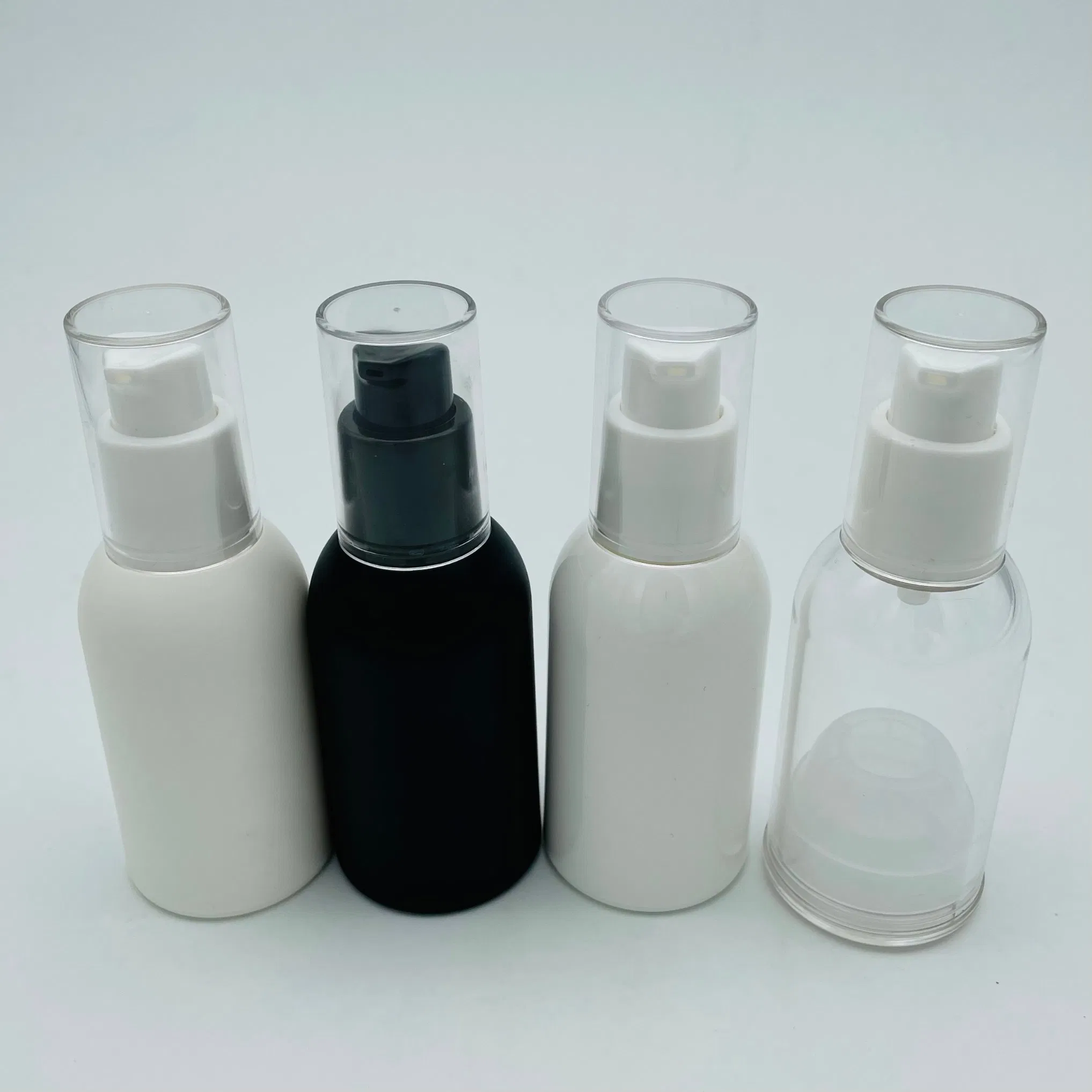 Hot Sales 200ml Foaming with Brush Pet Transparent Bottle for Personal Care
