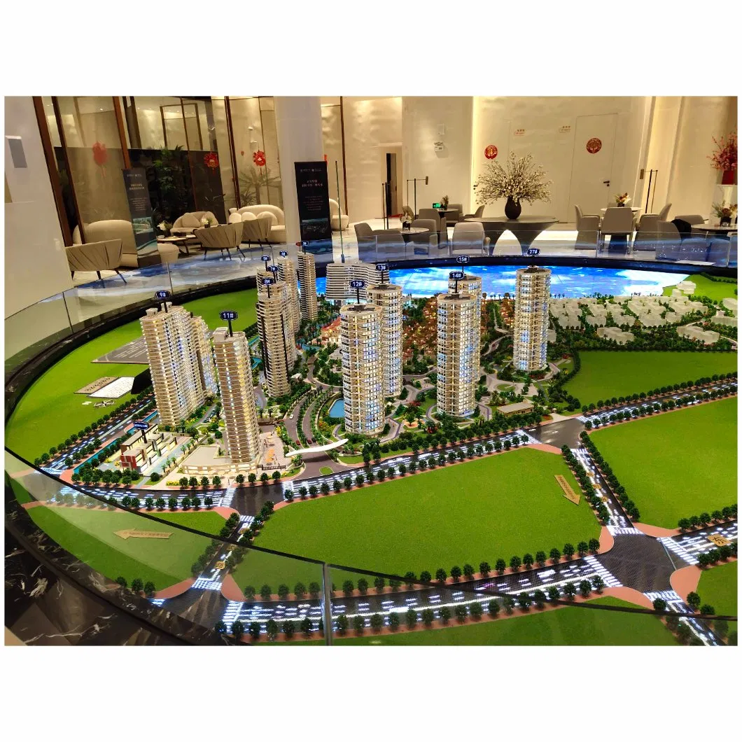 3D High-Quality Urban Residential Professional Planning and Architectural Model