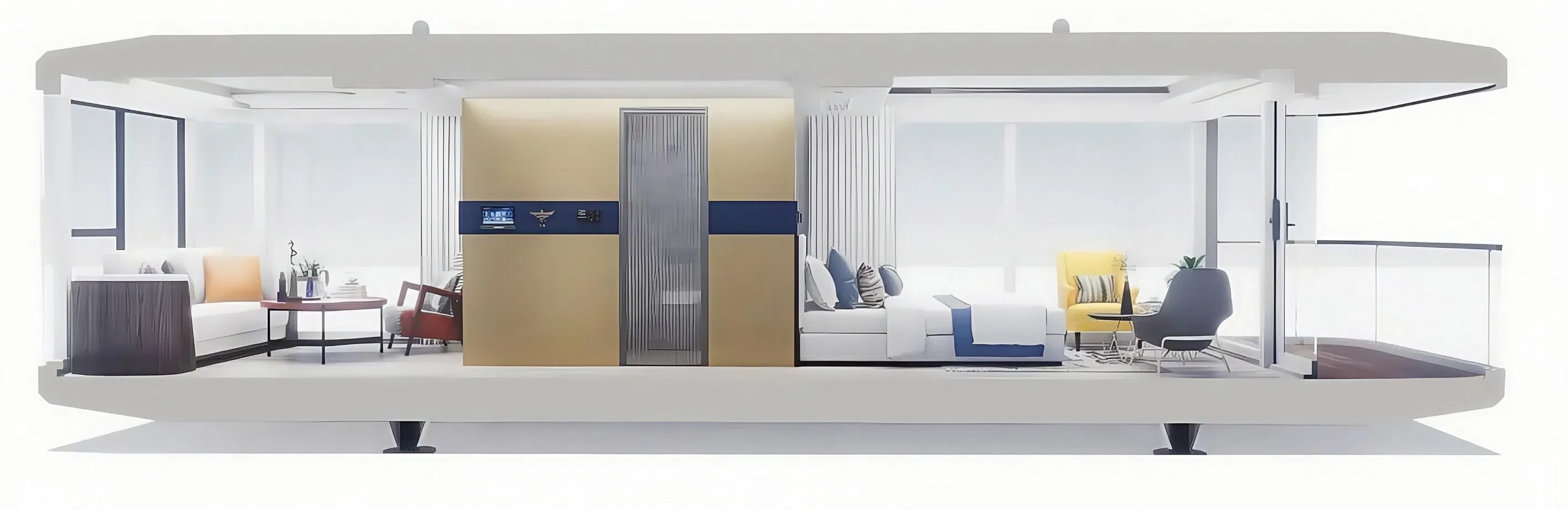 Honghuiyuan S5 Smart Modern Eco-Friendly Luxury Hotel Resort Villa Safe Anti-Corrosion Leisure Facilities Capsule House