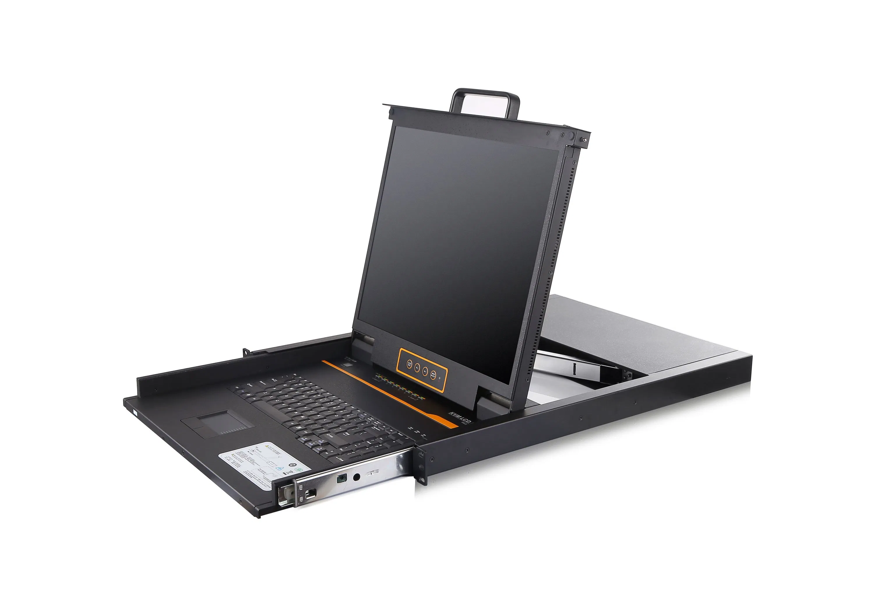 JD2701 1U KVM-консоль с 17-дюймовым LCD-экраном