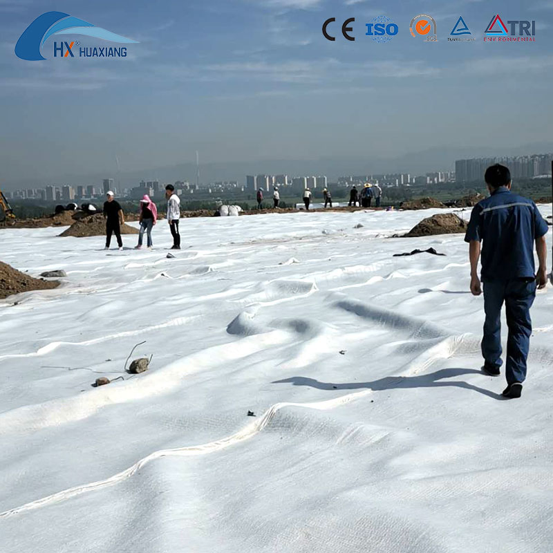 Filament Three-Dimensional Composite Drainage Geonet for Landfill Highway Slope Protection